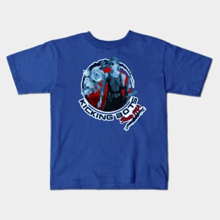 Sarah Kicking Bots Since 1984 Kids T-Shirt